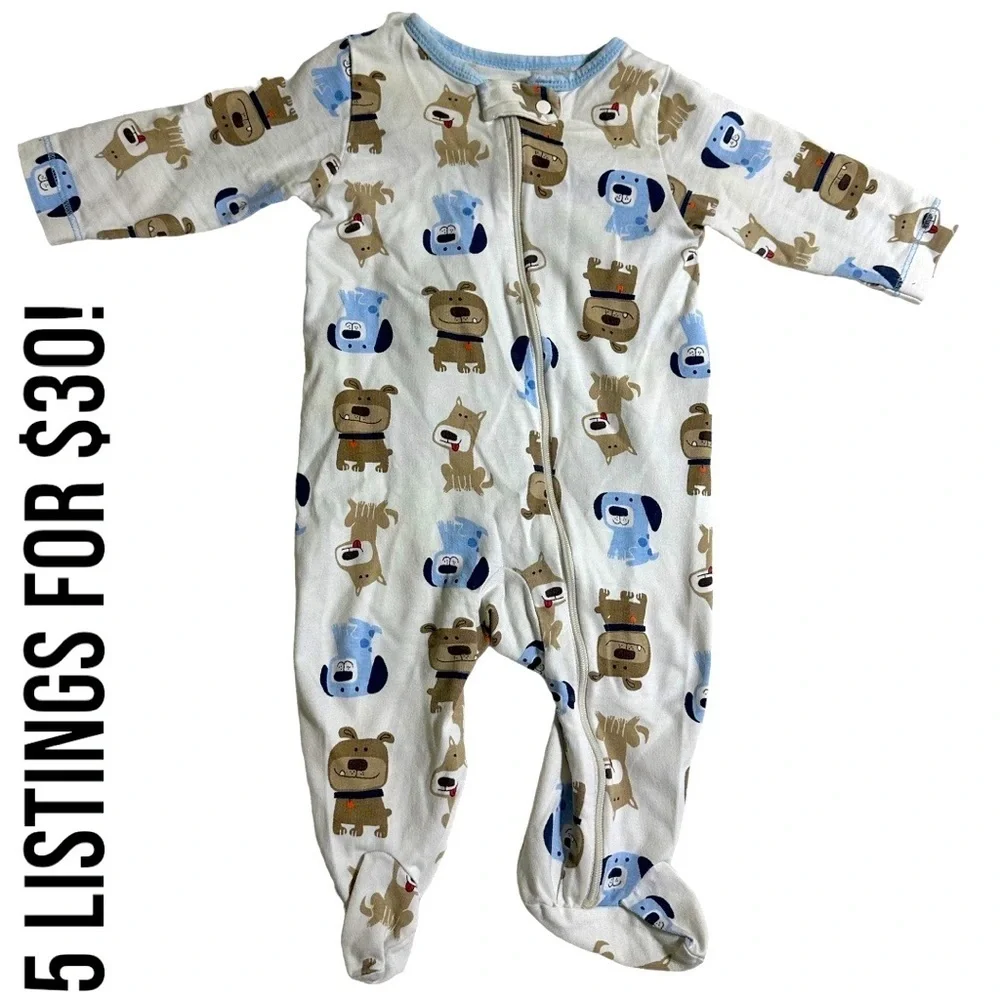 Baby Boy 6 Months Footies